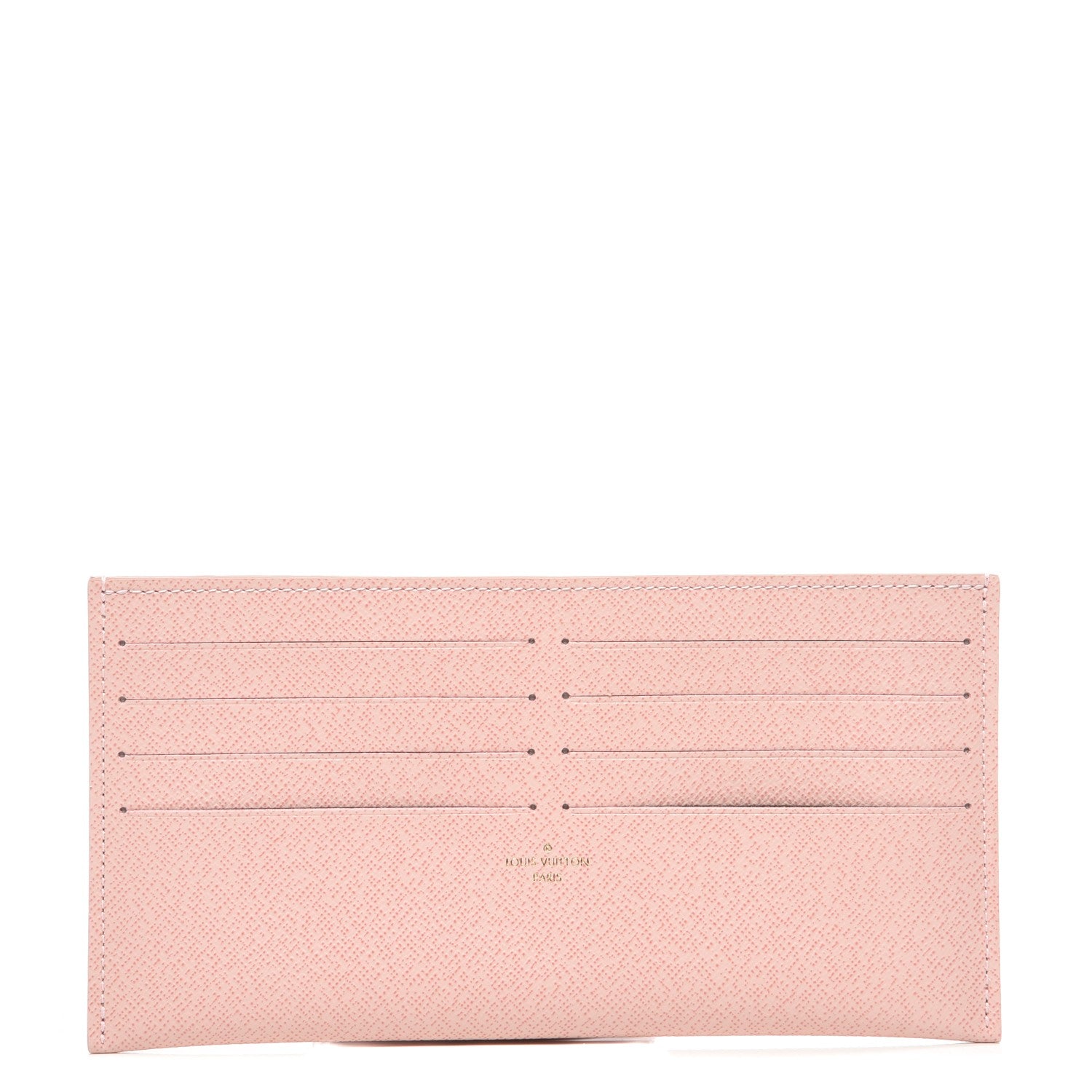 Louis Vuitton Calfskin Felicie Card Holder Insert Rose Ballerine 1 of 6