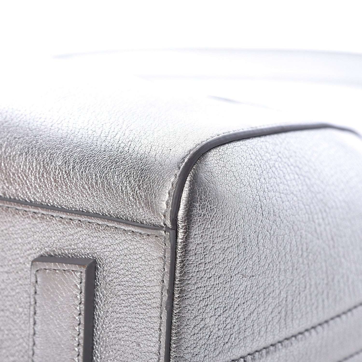 Givenchy Metallic Sugar Goatskin Small Antigona Silver 10 of 15