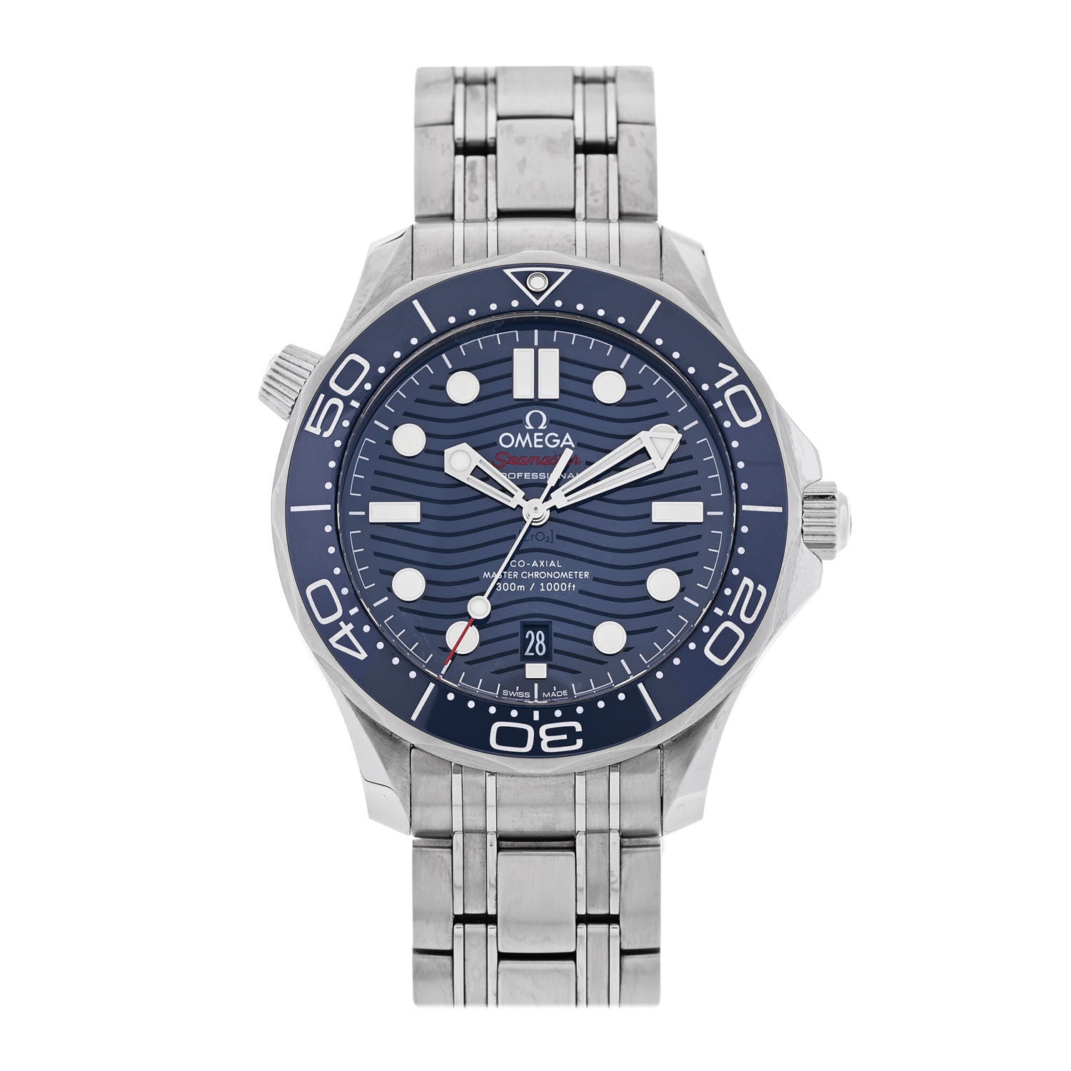 Omega Stainless Steel 42mm Seamaster Diver 300M Automatic Watch Blue 210.30.42.20.03.001 Blue 1 of 6