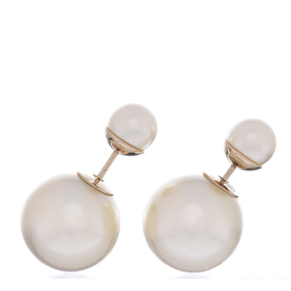 Christian Dior Pearl Mise En Dior Tribal Earrings 1 of 5
