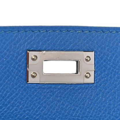 Hermes Epsom Mini Kelly Sellier 20 Bleu Zellige 22 of 28