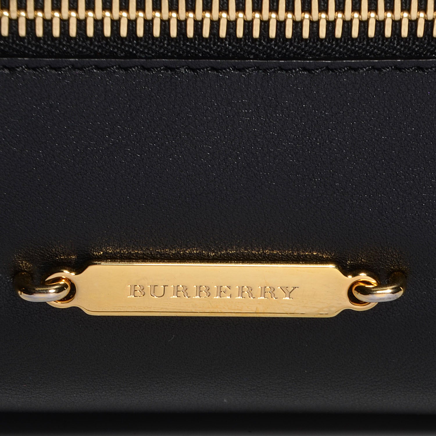 Burberry Calfskin House Check Big Crush Black 4 of 12