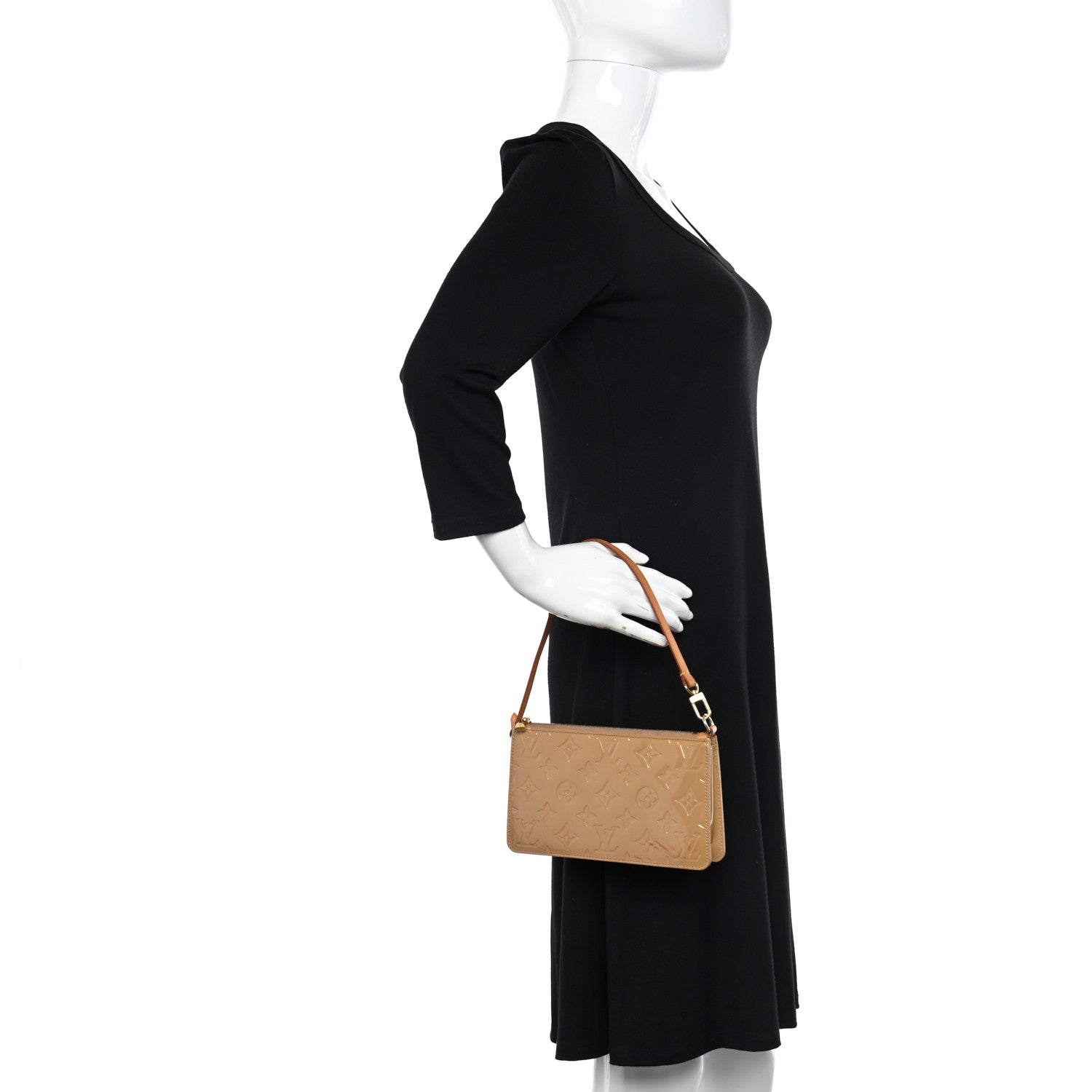 Louis Vuitton Vernis Lexington Pochette Noisette 2 of 16