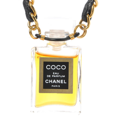 Chanel N°5 Perfume Bottle CC Necklace Gold 4 of 4