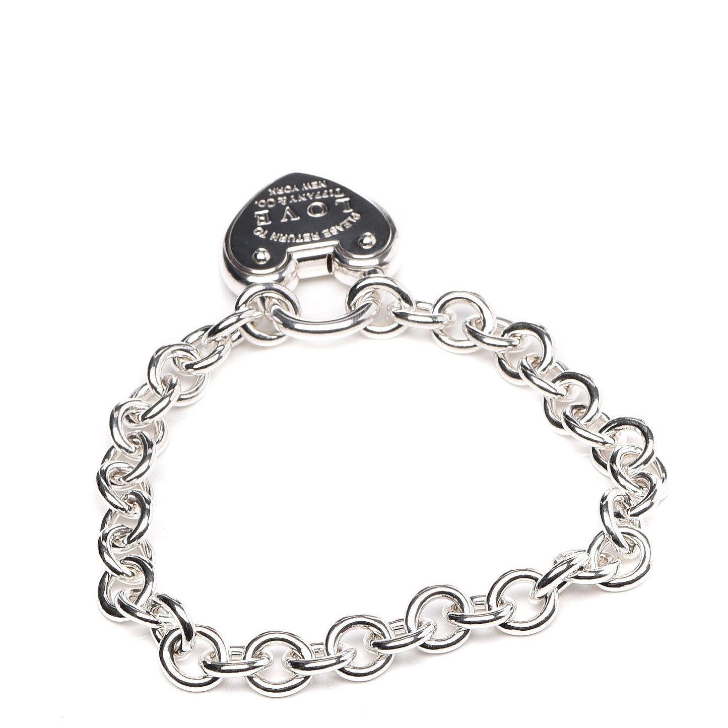 Sterling Silver Return to Love Lock Bracelet