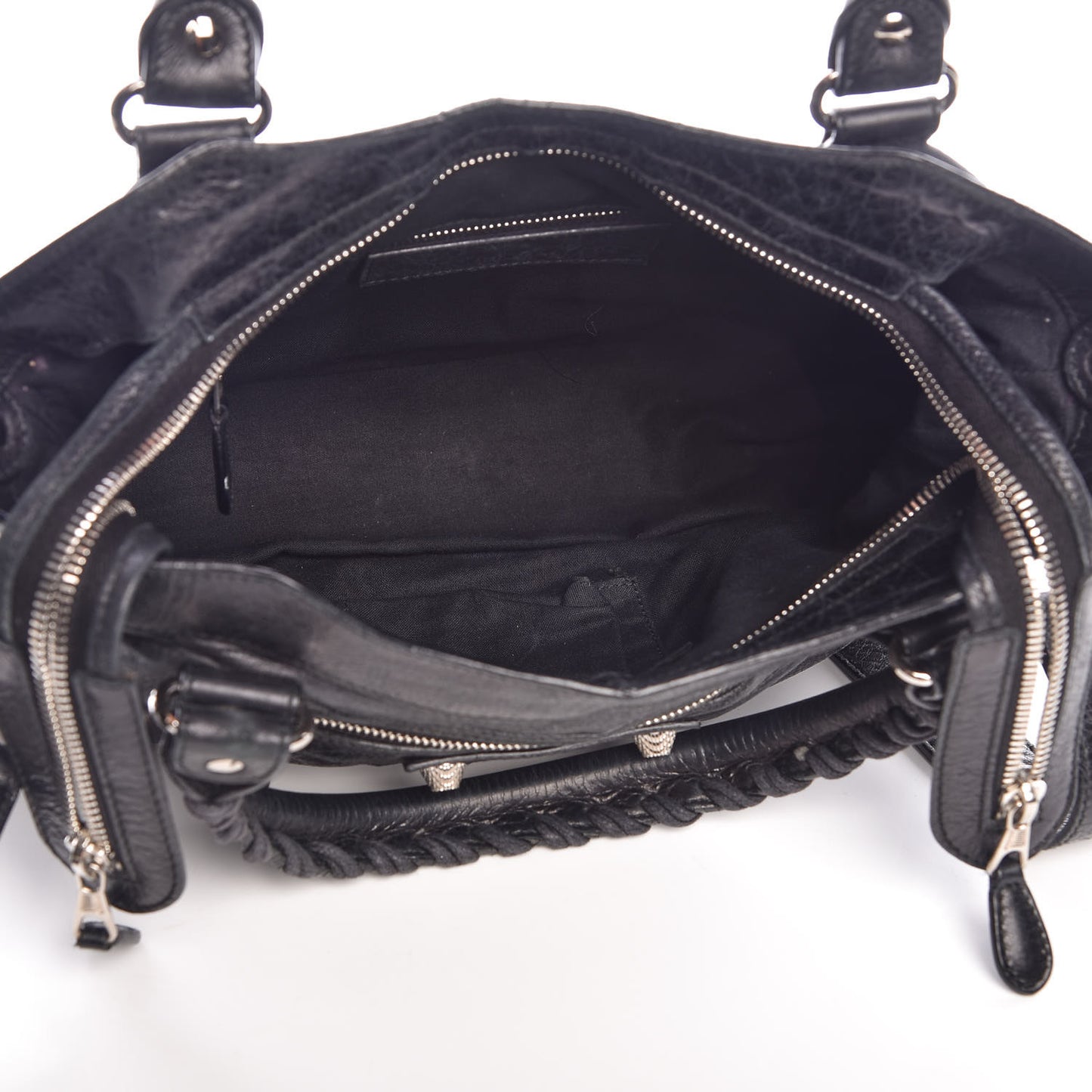 Agneau Giant 12 Silver Hardware Town Black