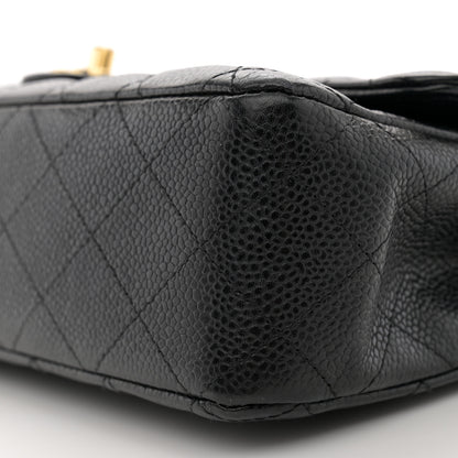 Chanel Caviar Quilted Medium Double Flap Black 10 of 12