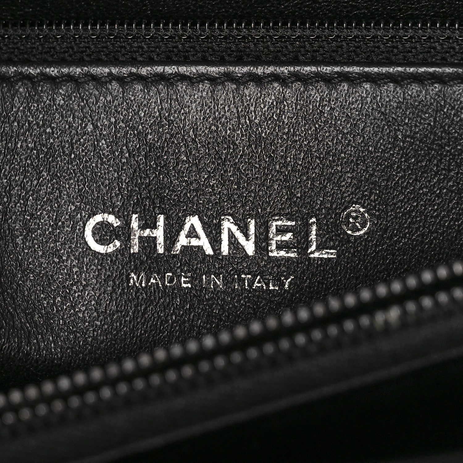 Chanel Caviar Lizard Quilted Medium Coco Handle Flap Black 6 of 10