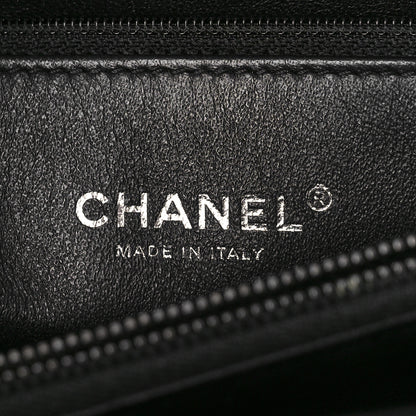Chanel Caviar Lizard Quilted Medium Coco Handle Flap Black 6 of 10