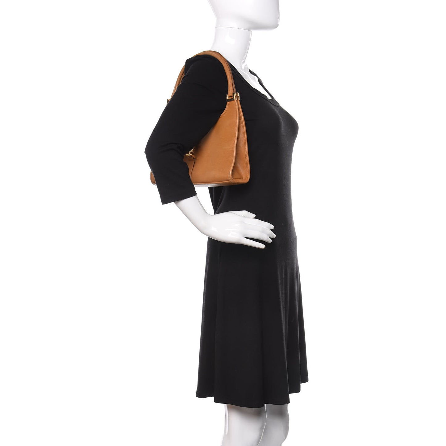 Calfskin Small Bardot Bag Brown