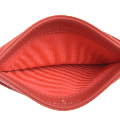 Chanel Caviar Chevron Quilted Card Holder Coral 5 of 8