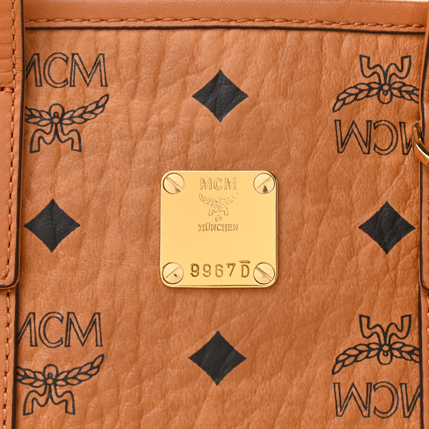 Visetos Mini Toni Shopper Tote Cognac