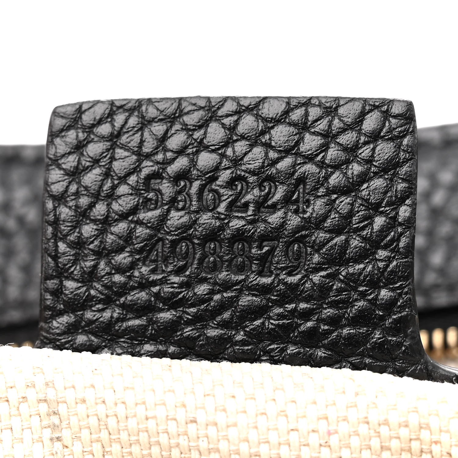 Gucci Pebbled Calfskin Medium Soho Flap Crossbody Black 7 of 11