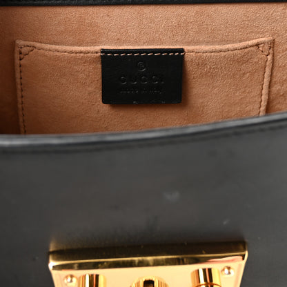 Gucci Calfskin Studded Small Padlock Shoulder Bag Black 6 of 10