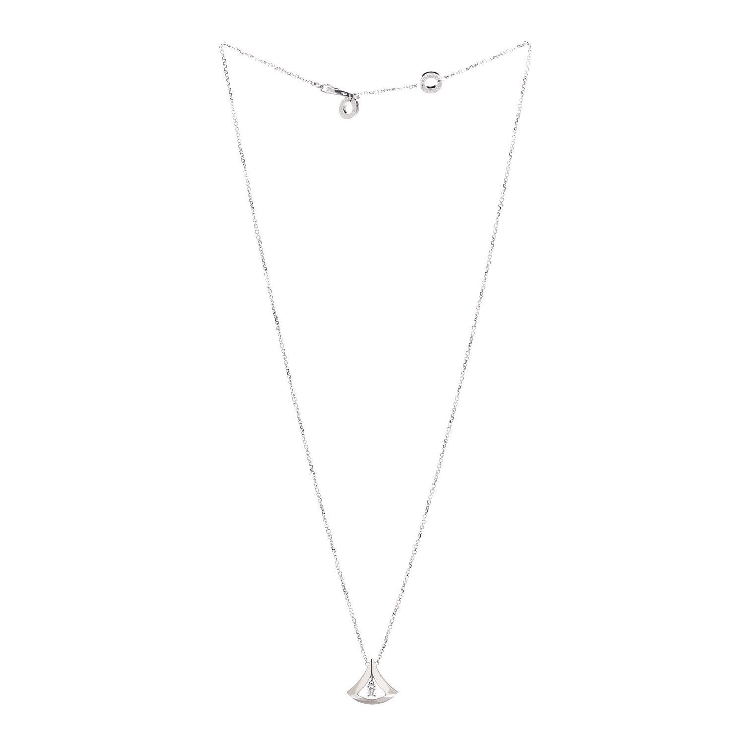 18K White Gold Diamond Divas' Dream Openwork Necklace