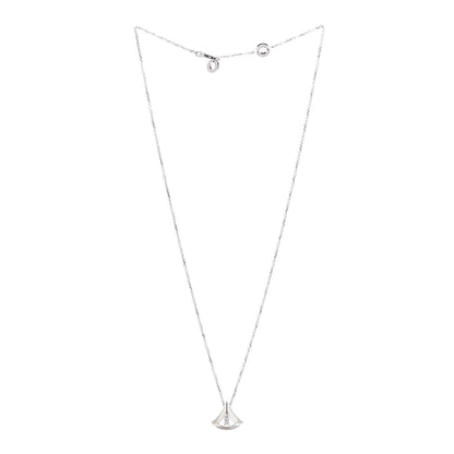 Bulgari 18K White Gold Diamond Divas' Dream Openwork Necklace 2 of 6