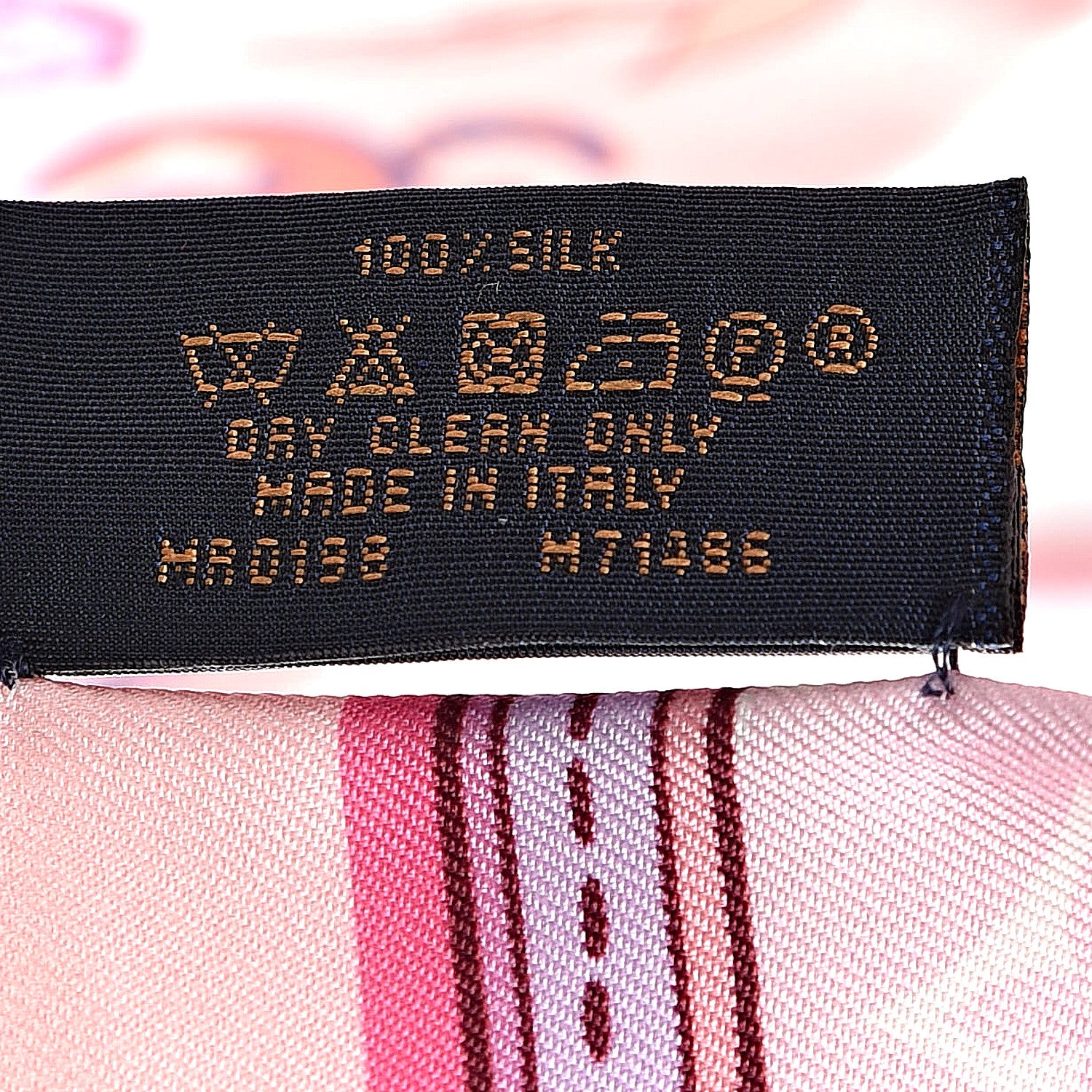 Louis Vuitton Silk Monogram Superstition Bandeau Light Pink 3 of 4