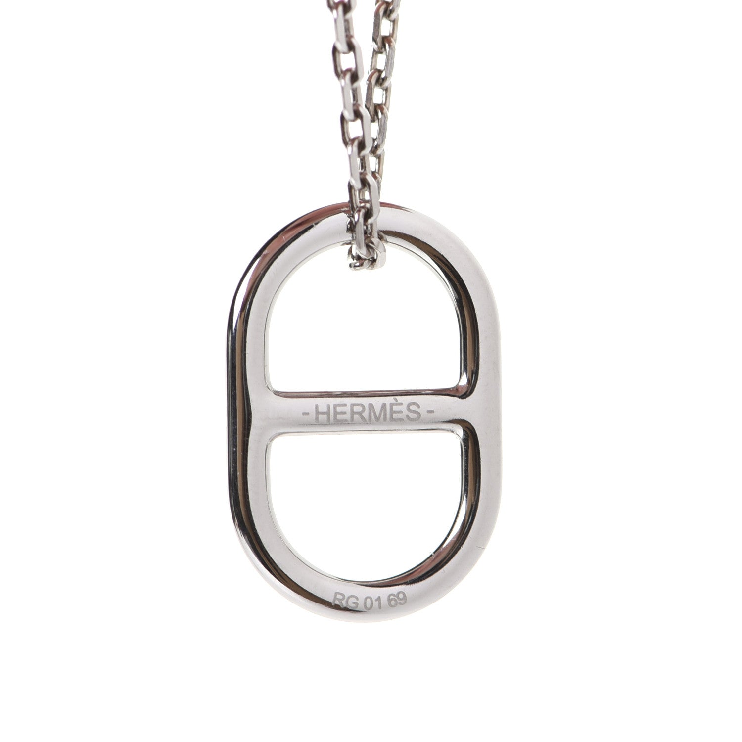 Hermes Swift O'Maillon Pendant Necklace Gold 6 of 8
