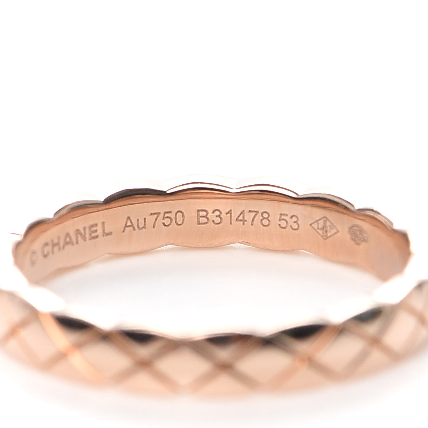 Chanel 18K Beige Gold Mini Coco Crush Ring 53 6.25 5 of 5
