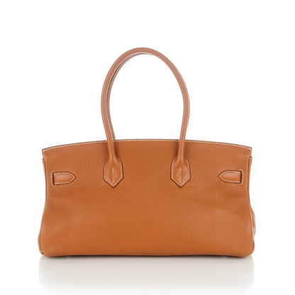 Hermes Taurillon Clemence JPG Shoulder Birkin II 42 Gold 5 of 26