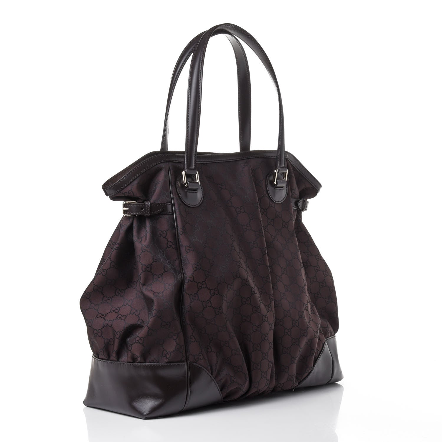 Gucci Monogram Full Moon Tote Brown 2 of 4