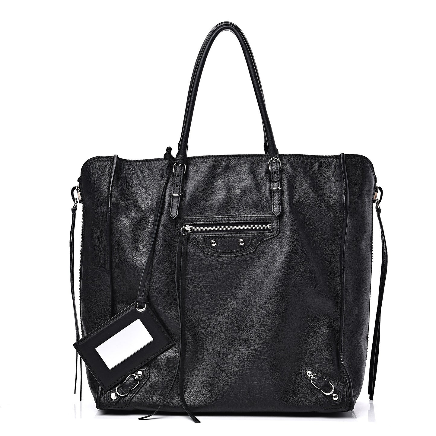 Veau Papier A5 Zip Around Tote Black