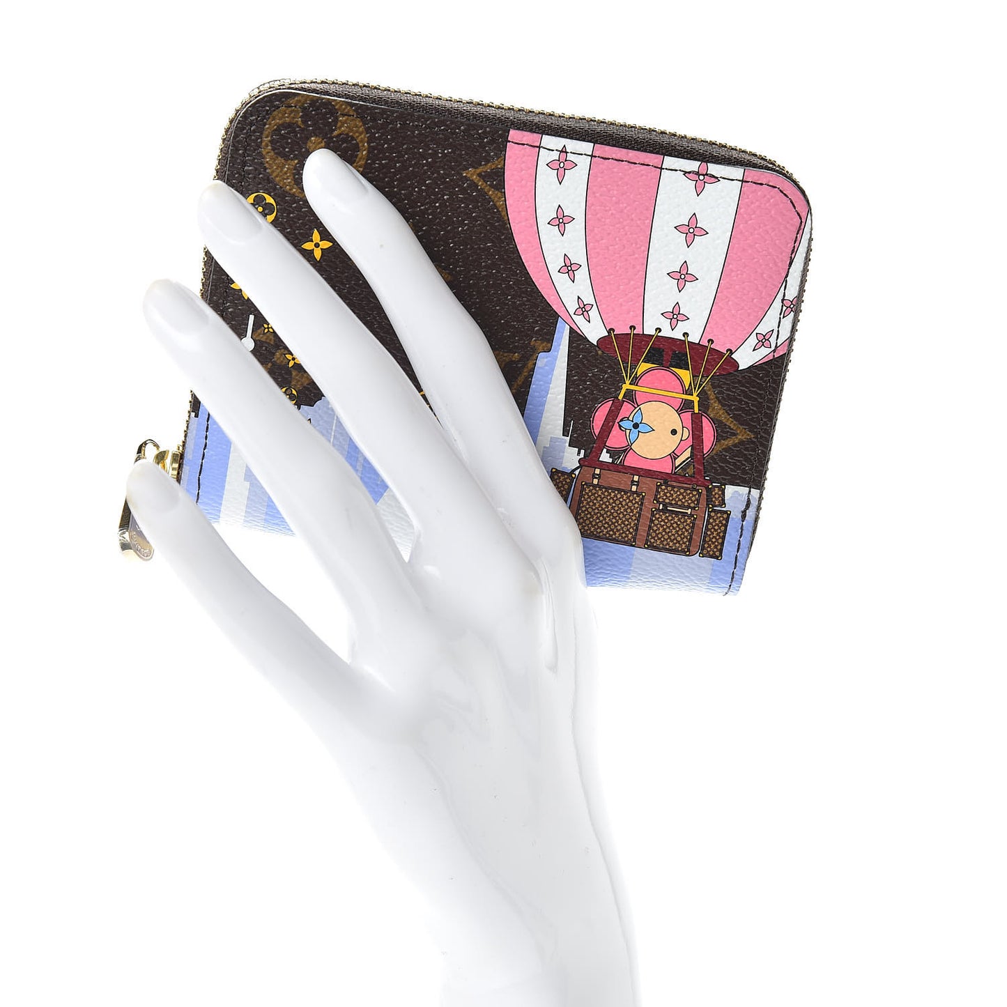 Monogram 2019 Christmas Animation Zippy Coin Purse