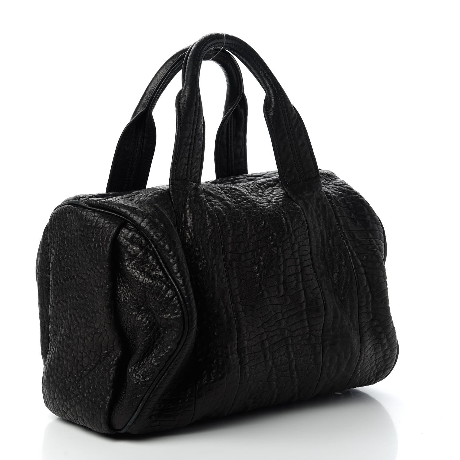 Alexander Wang Pebbled Lambskin Rocco Black Matte Black Hardware 3 of 9