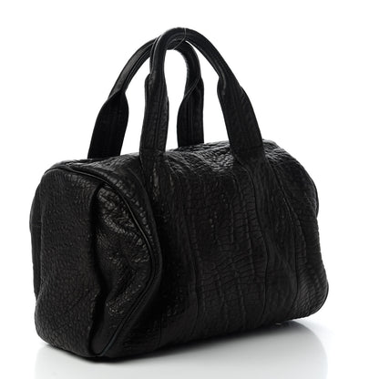 Alexander Wang Pebbled Lambskin Rocco Black Matte Black Hardware 3 of 9