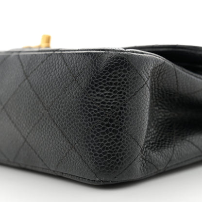 Chanel Caviar Quilted Small Double Flap Black 10 of 11