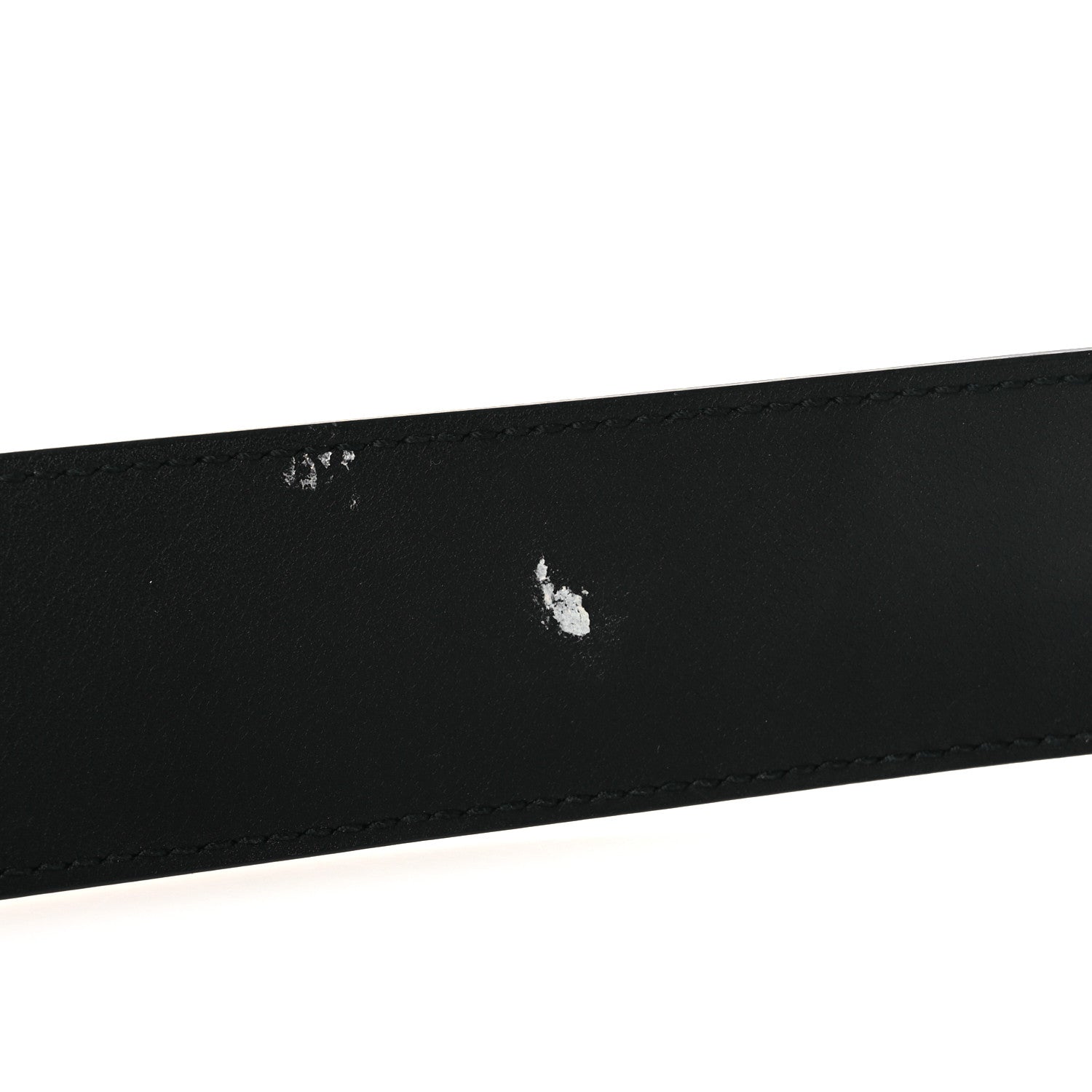 Gucci Moon Calfskin Pearl Double G 40mm Belt 85 34 Black Cream