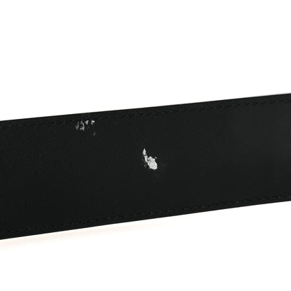 Gucci Moon Calfskin Pearl Double G 40mm Belt 85 34 Black Cream 7 of 8