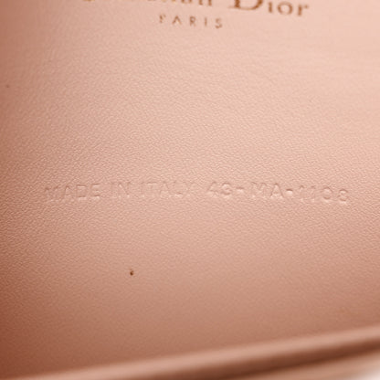Christian Dior Lambskin Cannage Lady Dior Pouch Beige 8 of 16