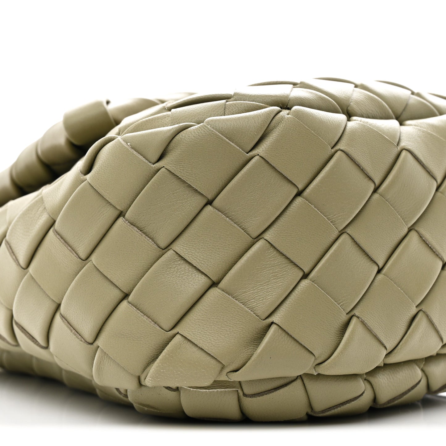 Nappa Intrecciato Mini Vertical Cobble Shoulder Bag Travertine