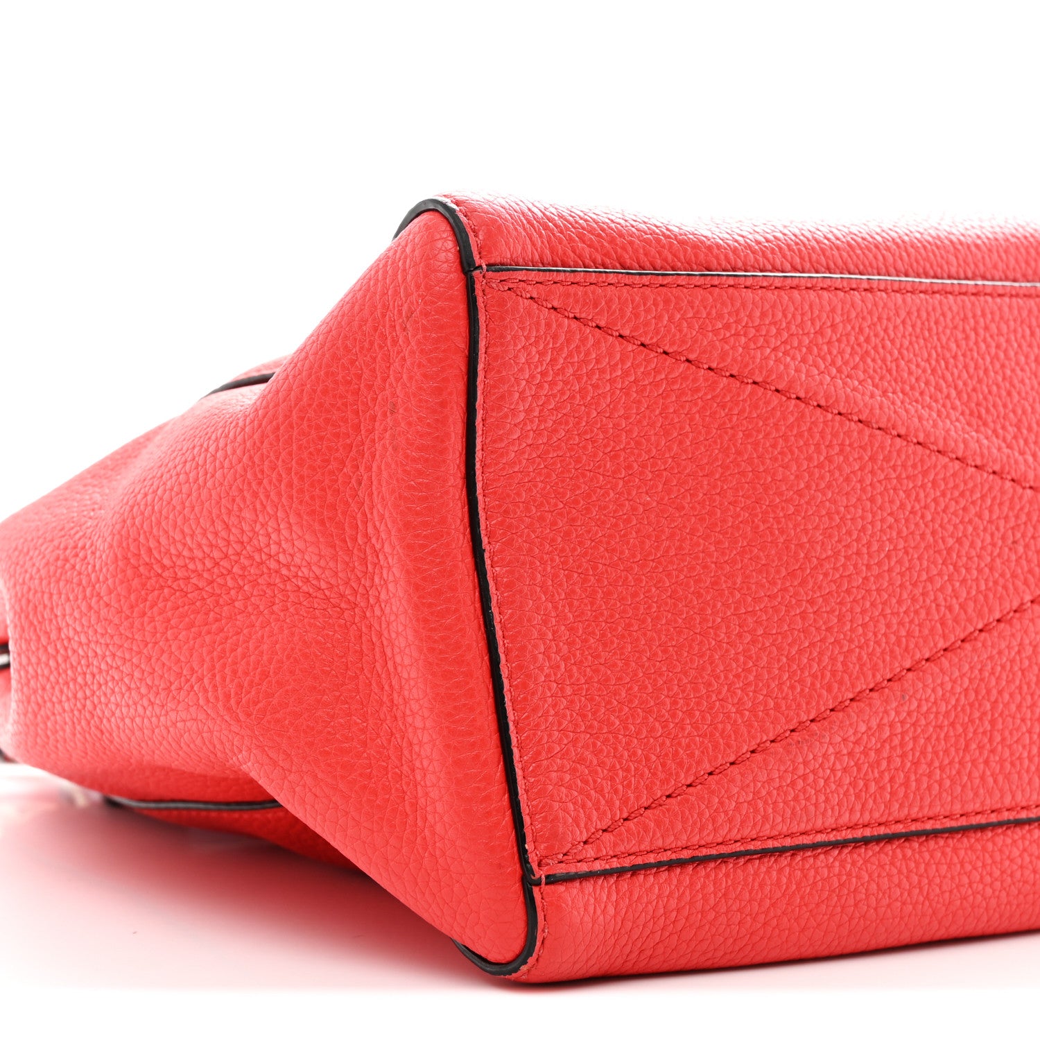 Marc Jacobs Pebbled Calfskin Gotham Bauletto Satchel Red 9 of 11