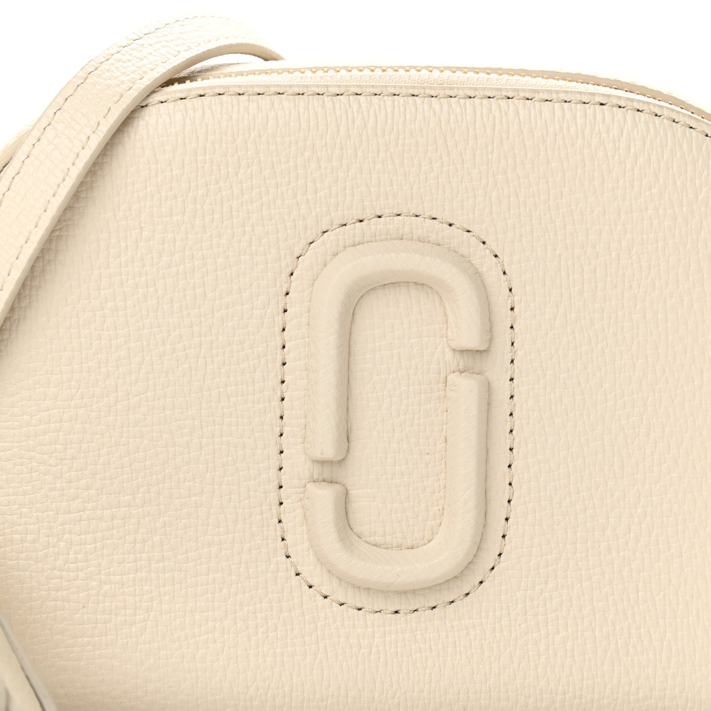 Calfskin Shutter Camera Crossbody Bag Ivory