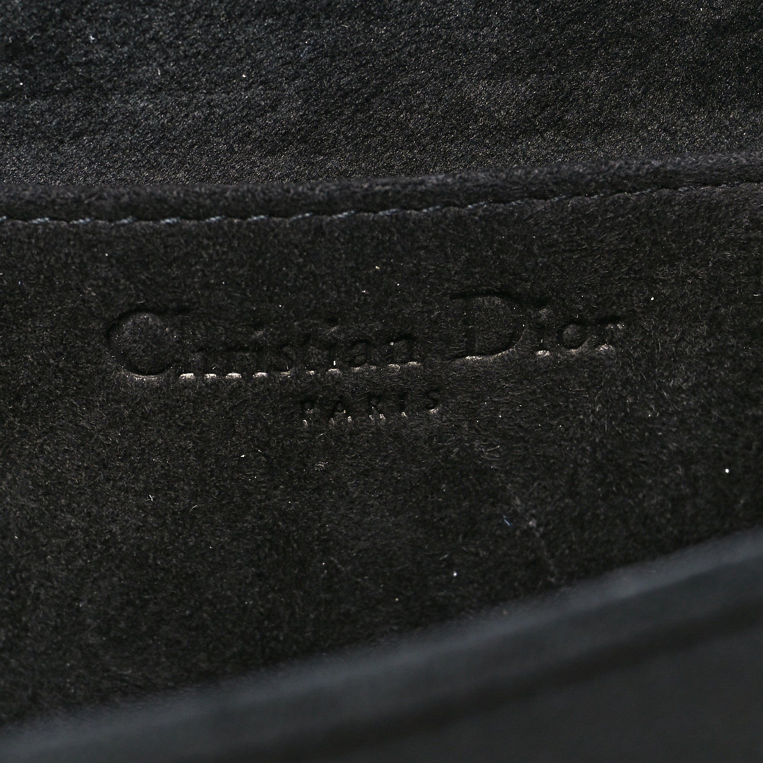 Christian Dior Velvet Cannage Lady Dior Convertible Clutch Black 6 of 11