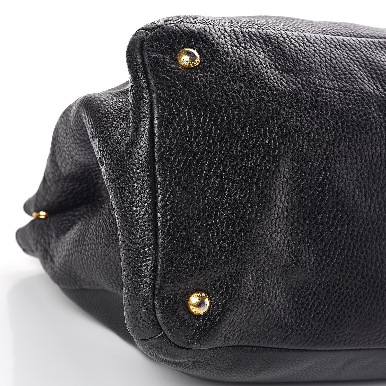 Prada Vitello Daino Tote Black 13 of 15