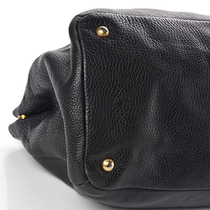 Prada Vitello Daino Tote Black 13 of 15