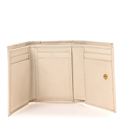 Gucci Dollar Calfskin GG Marmont Wallet Mystic White 5 of 9