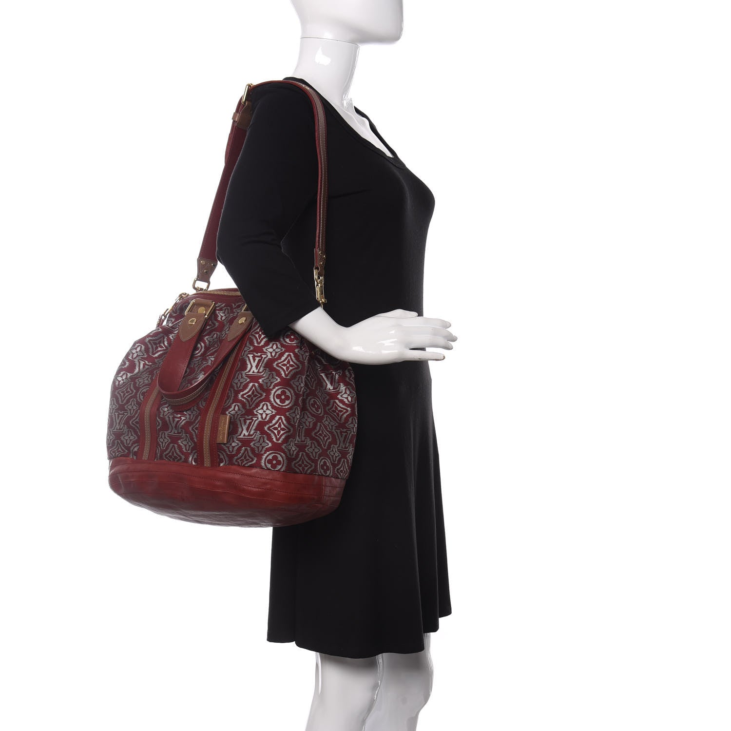Louis Vuitton Jacquard Monogram Aviator Bordeaux 2 of 9