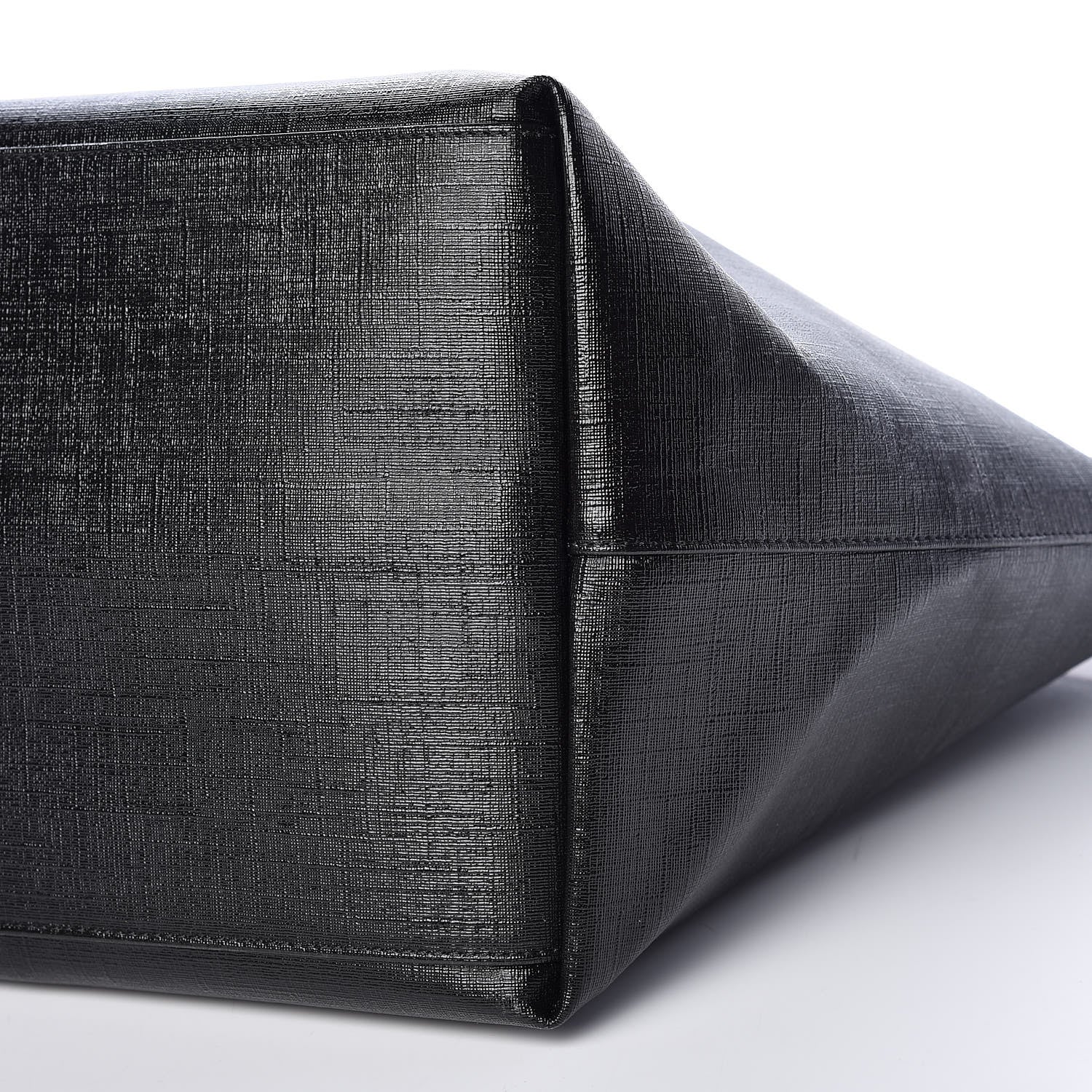 Versace Coated Canvas Vintage 90's Logo Tote Black 8 of 8