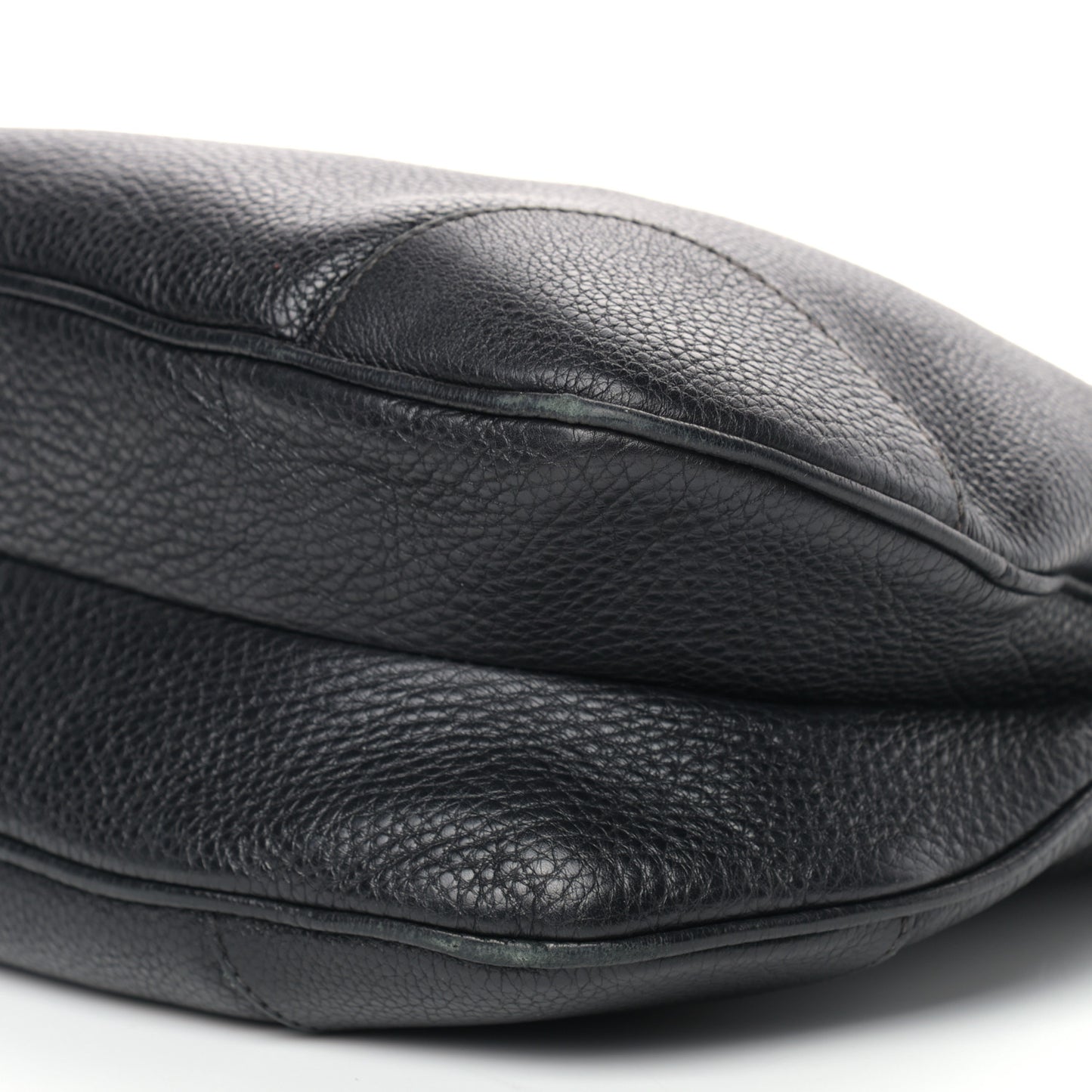 Vitello Daino Pushlock Hobo Black