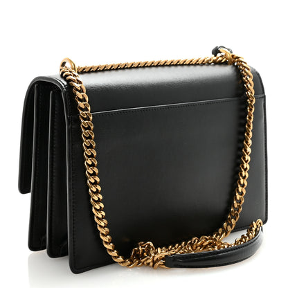 Saint Laurent Calfskin Medium Monogram Sunset Black 3 of 9