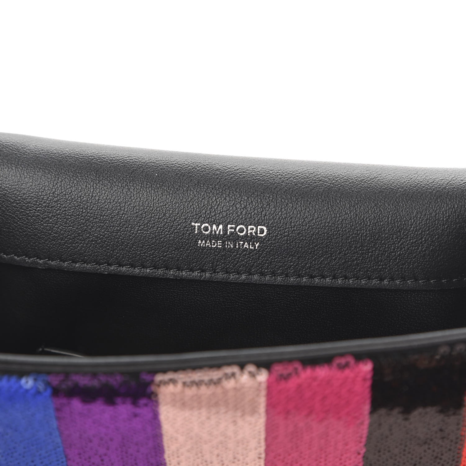 Tom Ford Sequin Soft Rainbow Large Natalia Chain Bag Multicolor 8 of 10