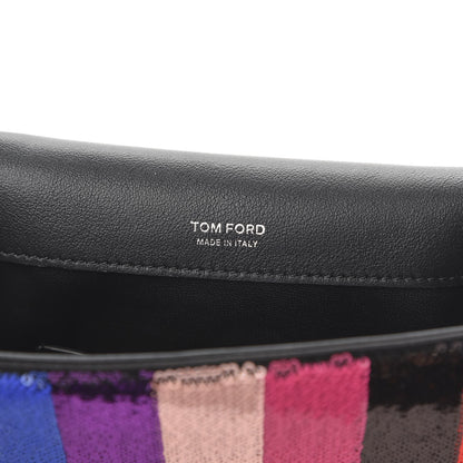 Tom Ford Sequin Soft Rainbow Large Natalia Chain Bag Multicolor 8 of 10