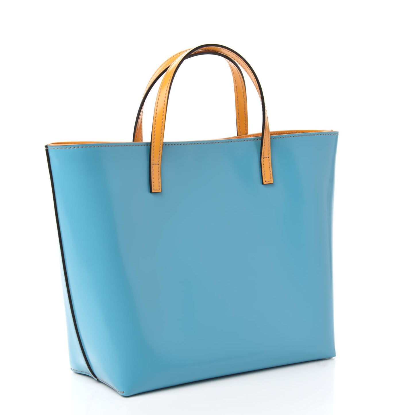Calfskin Childrens Rainbow Tote Blue