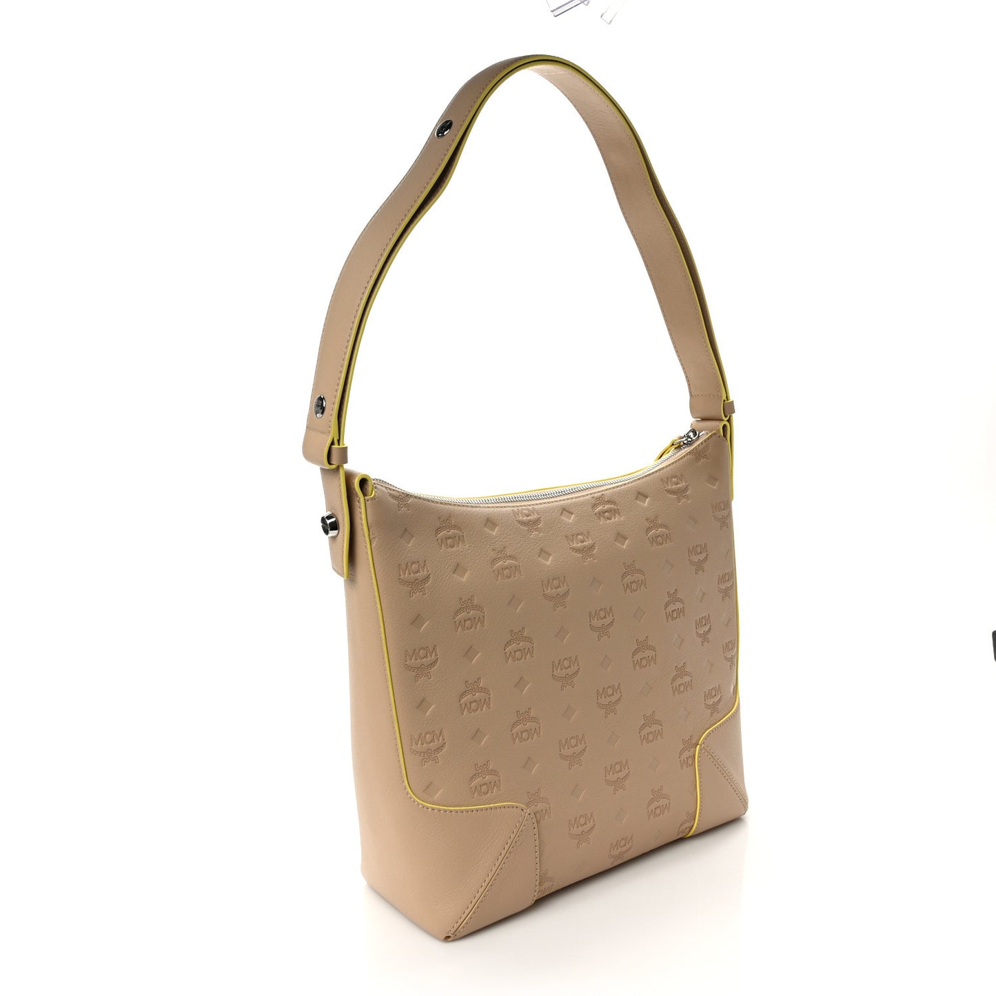 Calfskin Ottomar Monogram Medium Klara Hobo Beige