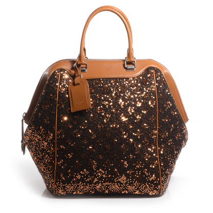 Louis Vuitton Sequin Monogram Sunshine Express North South Gold 1 of 7