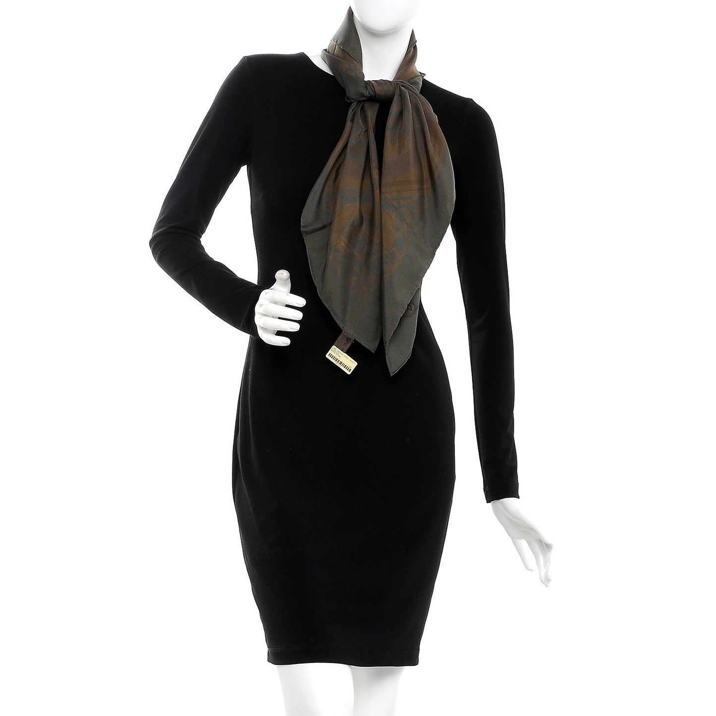 Silk Dip Dye Astrologie Scarf 90 Bronze Poivre